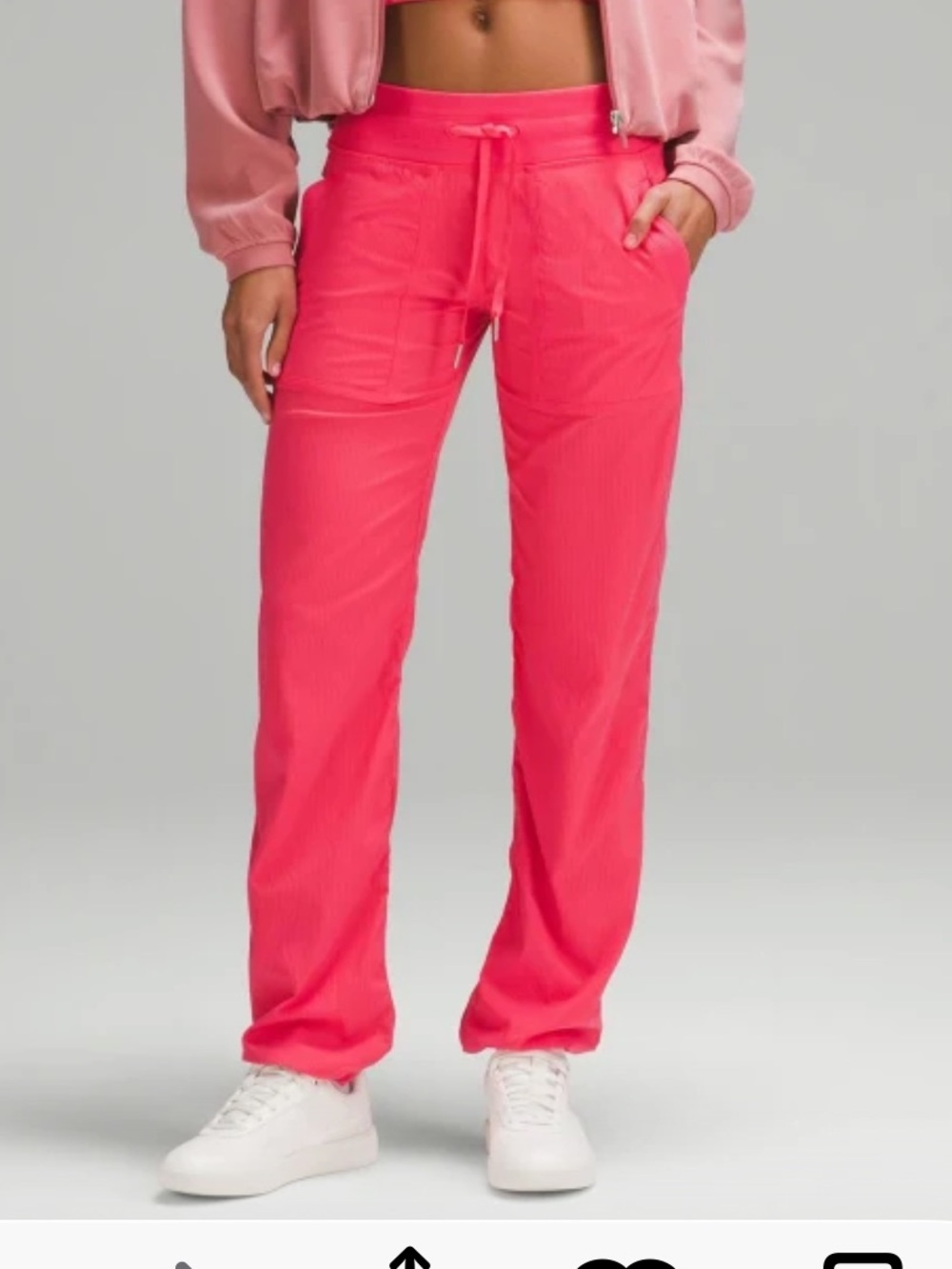 lululemon sz 8 Dance Studio Pants Glaze pink athleisure loungewear layering